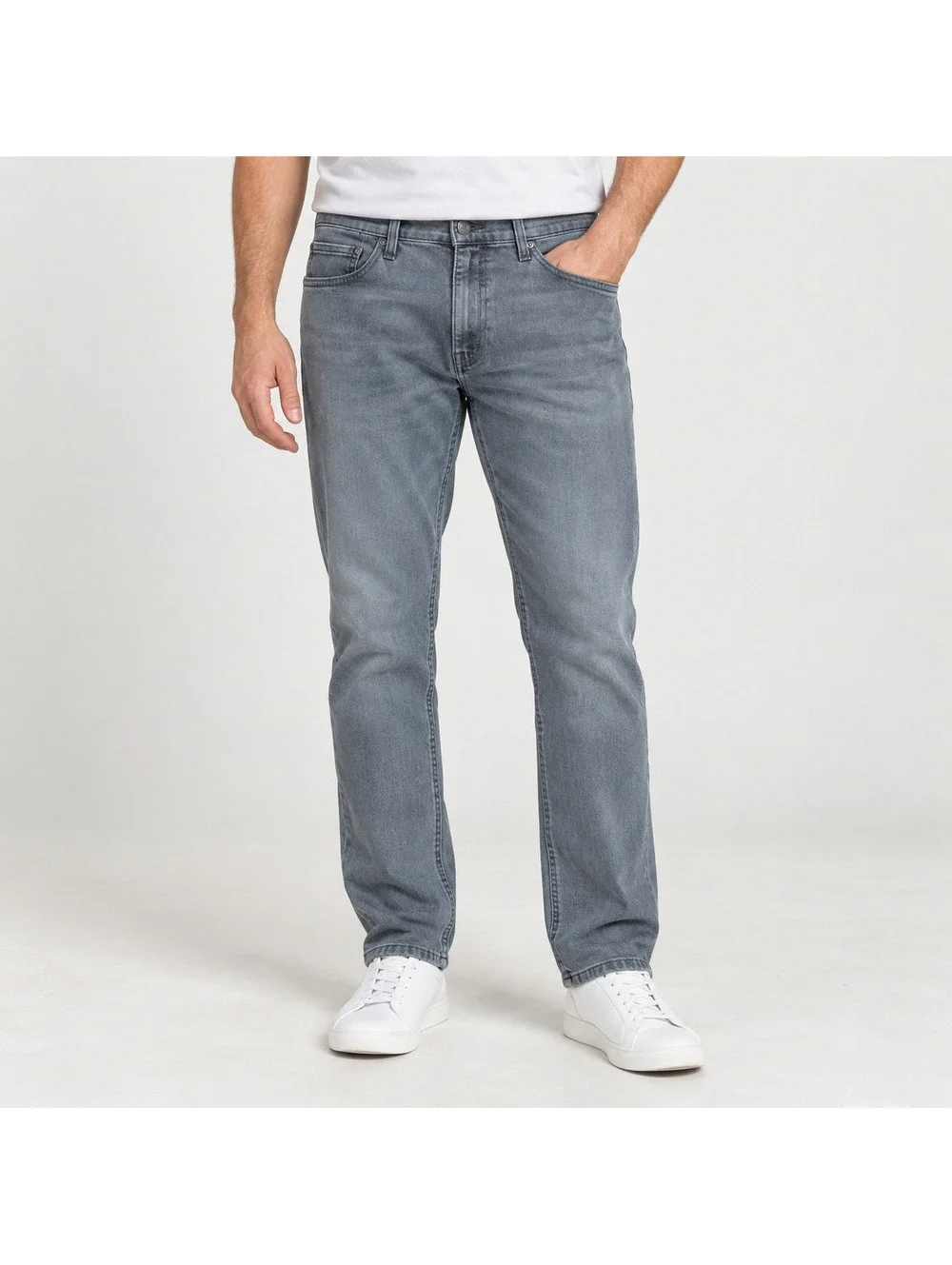 Levi's 511 Men's Slim Fit Stretch Jeans Gray 38x32 Five Pocket